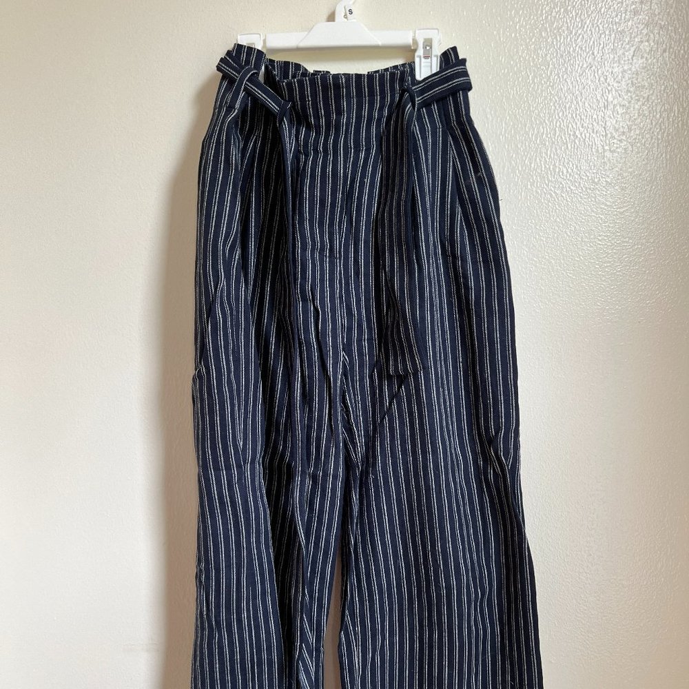 Wide Leg Striped Pants (Point Sur x Jcrew)